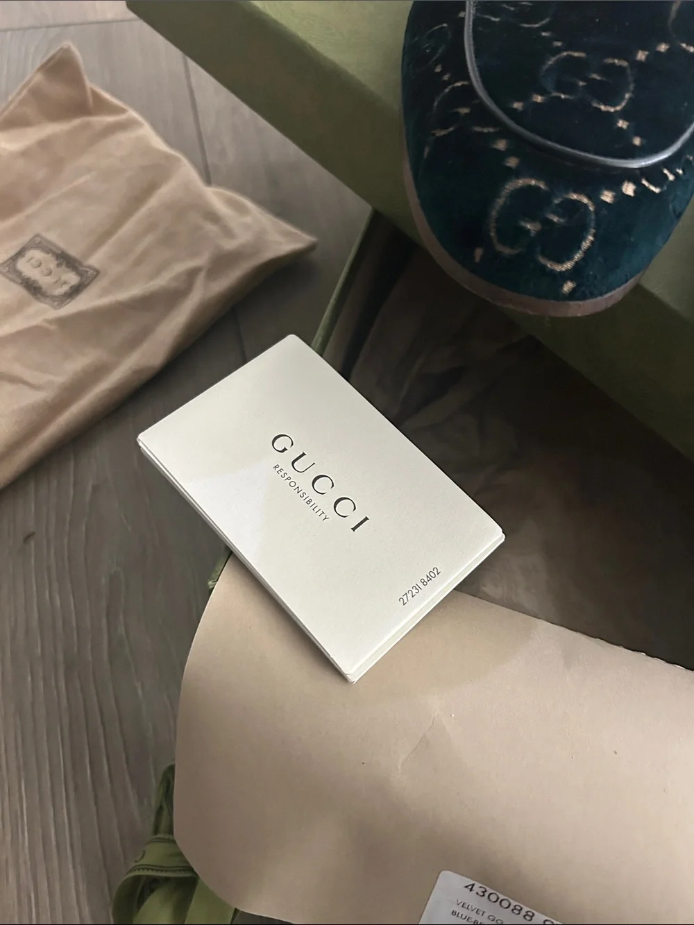 Gucci Blue Velvet Horsebit Men’s Loafers